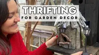 Upcycle A Birdhouse | Garden Decor On A Budget! | Thrifted Birdhouse Makeover