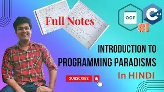 Introduction To Programming Paradisms | OOPS part 1 | Imperative OOPS Functional logical🧑‍🎓 #coding