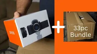 Unboxing Sony ZV-E10 Mirrorless Camera with 16-50mm Lens + Advanced Accessory Bundle from Walmart