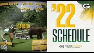 Green Bay Packers 2022 Schedule Reveal | Green & Gold Tee