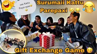 Gift Exchange Game Nasocheko Ramailo Vayo 🤣 || Nepali In Japan 🇯🇵 #trandinggame 