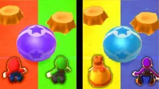 Mario Party: The Top 100 Team Minigames - Mario Luigi VS Daisy Waluigi #07