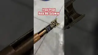 See how a frost proof hose faucet works in this cutaway
