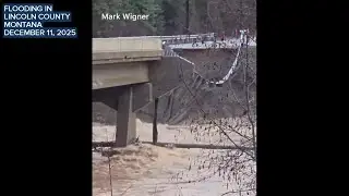 Raw Video: Flooding in Lincoln County, Montana