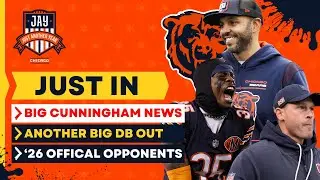 JUST IN: Ian Cunningham Gets Interview + C.J Gardner Johnson Injury Update & '26 Bears Opponents