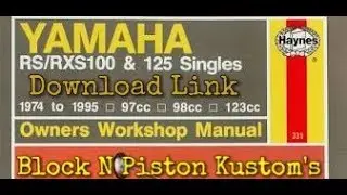 YAMAHA RX 100 WORKSHOP SERVICE MANUAL | YAMAHA RX 135 |