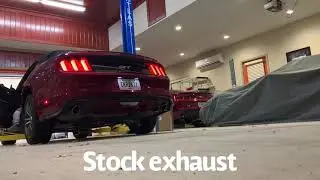 SR Performance Axle-back exhaust, Mustang GT s550