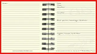 Discover the Perfect Bird Journal Compact, Durable, and Designed for Nature Lovers