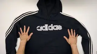 adidas Men's Essentials 3-Stripes Pullover Hoodie Unboxing