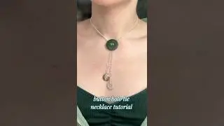 what to do with the 365 buttons 🟢 diy necklace tutorial