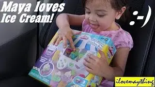 Unboxing Play-Doh Sundae Ice Cream Cart - Playtime with Maya