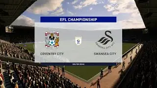 Coventry City vs Swansea City | EFL Championship (20/10/2020) | Fifa 21
