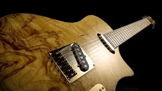 Framus Custom Shop Masterbuilt - The Blank T - European Ash Burl Top #17-3699