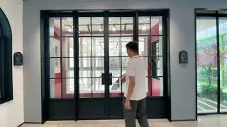 French door，Multiple opening methods #doors #doorfactory #factory #video #home #diy #aluminium