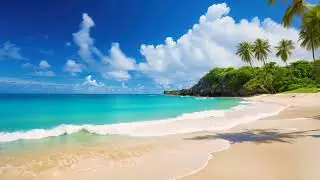 Beautiful beach at Seychelles, Praslin island, Bottom Bay, Barbados - Paradise beach on the