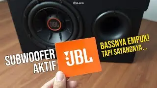 Subwoofer aktif buat di mobil,  bassnya empuk, tapi sayangnya... | JBL S2-1024ss Active Subwoofer