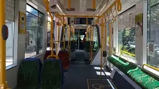 Inside the C1-class tram