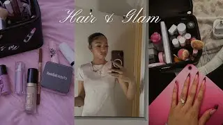 grwm : hair & glam !🎀 | my slick back & makeup routine