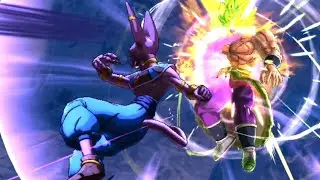 EX BEERUS Vs SSJ BROLY FULL POWER Advanced Hyper Dimensional Battle | Dragon Ball Legends
