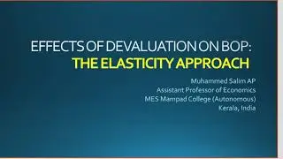 Elasticity approach (Part I)