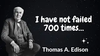 Illuminating Failure: Thomas A Edison's Quotes on Overcoming Setbacks #failurequotes #successquotes