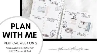 Plan With Me Vertical Week On 2 Layout
