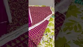 #salitex unstitch lawn silk suit very pretty🫶🏻🫶🏻