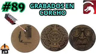 ¡TEST de Grabado en Corcho con Láser! 🛠️ Parámetros Perfectos Paso a Paso
