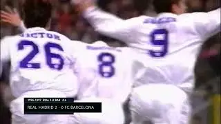 Real Madrid 2-0 Barcelona │ LALIGA 1996/97 │ &Scaron;uker & Mijatović on the scoresheet for Real