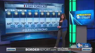 Exclusive weather forecast El Paso Texas, 10/31/2023