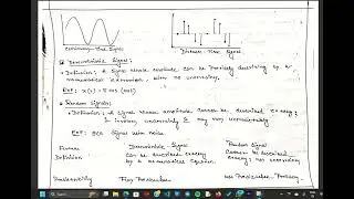 Classifications of Signal | Signal and Systems