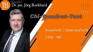 Chi-Quadrat-Test - RA Dr. jur. Jörg Burkhard