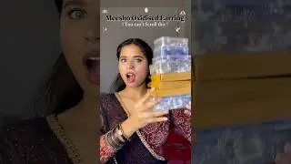 9 Meesho Viral earrings Starting ₹187 😭🤯 #shorts #meesho #meeshofinds #meeshohaul #earrings