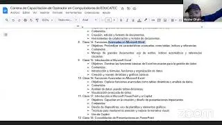 Carrera de Capacitaci&oacute;n de Operador en Computadoras de EDUCATEC