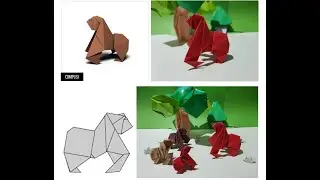 Origami Gorilla - Orangutan