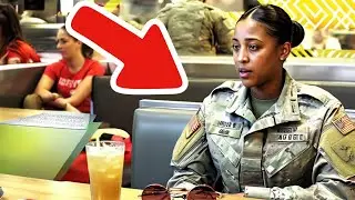 Waitress Refuses Service to Veteran and Calls 911, Turns Pale When She Sees