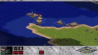PHOENICIANS VS 7 HARD - WAR ELEPHANTS - ISLAND GAME - AGE OF EMPIRES