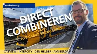 Cabview | NS | VIRM | Intercity Den Helder - Amsterdam CS | Direct Combineren | ATB Cabinesignalen