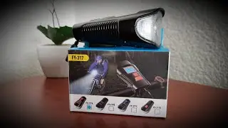Linterna Para Bicicleta 3 en 1 Odometro + Claxon + Lampara FY-317