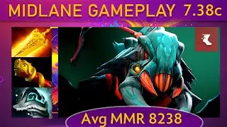⭐ 7.38c Weaver |K+A-D - 35 KP - 78%| Mid Gameplay - Dota 2 High MMR