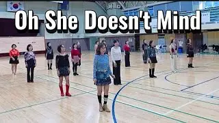 Oh She Doesn't Mine Line Dance| High Beginner | Gregory Danvoie & Raymond Sarlemijn | 수요반Demo
