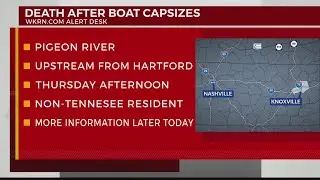 TWRA: Man dies on Pigeon River after vessel capsizes