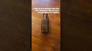 Poison bottle from 1700s