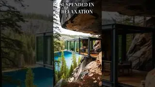 Suspended in Relaxation #DreamScreenAI #architecture #remote #luxury #relaxing #private #nature