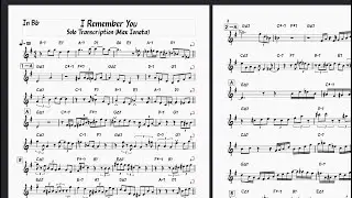 Solo Transcription 