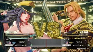 SFV Champion Edition 🔥 iDom (POISON) Vs Metro (VEGA) 🔥 Online Match's 04-24-2023