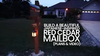 Build a Beautiful Japanese-Inspired Red Cedar Mailbox (Plans & Video!)