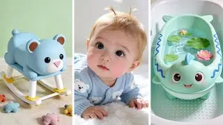 Baby rocking chair: Baby is comfortable, freeing up mom and dad's hands