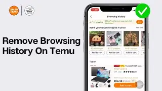 How To Remove Browsing History On Temu 2024 (Step by Step)