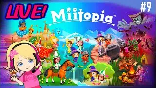 Miitopia Live Stream #9 | Evil Villain Eyea is Going Down! (first playthrough)